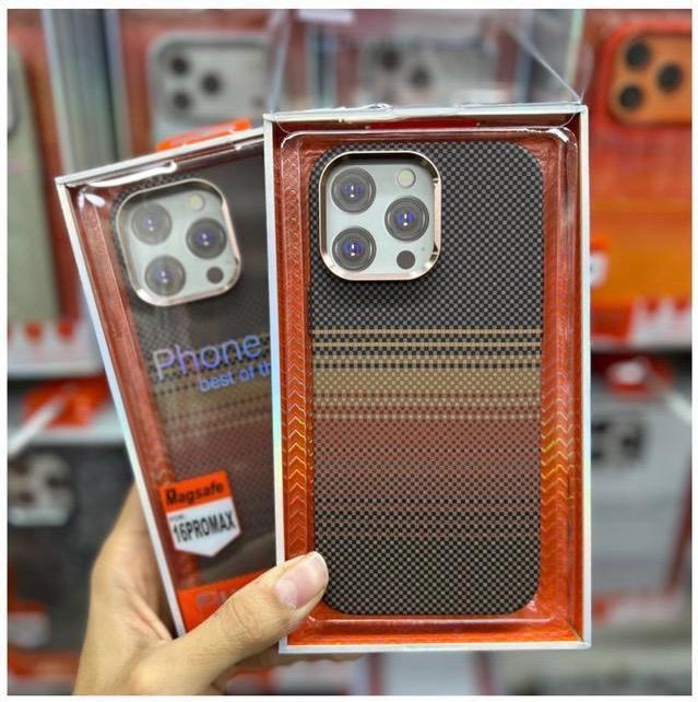 Premium Carbon Sunset Shockproof Case for iPhone