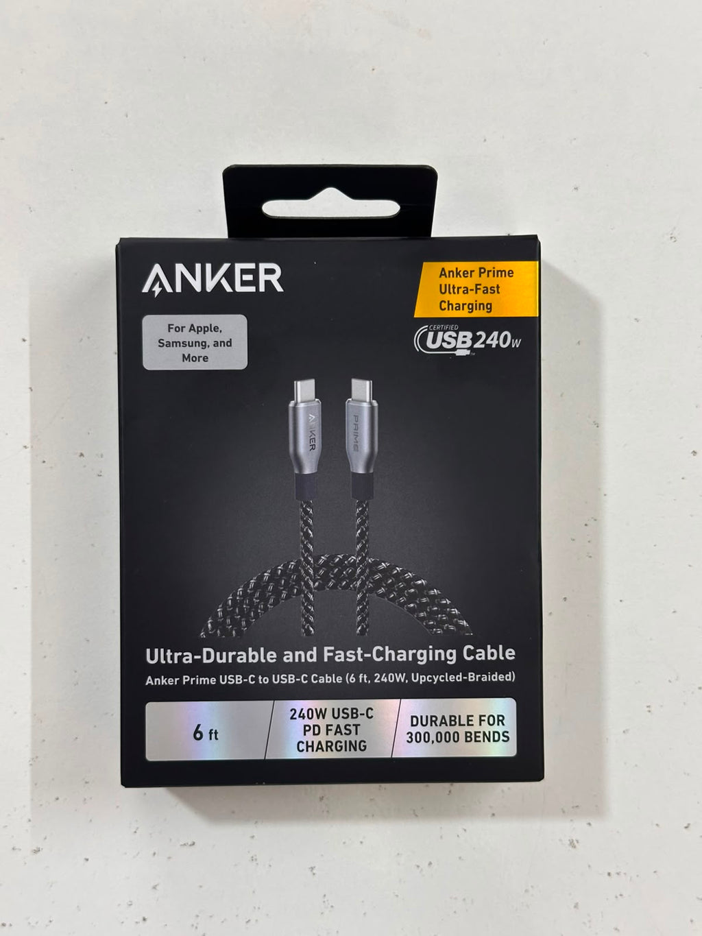Anker Prime USB-C to USB-C Cable