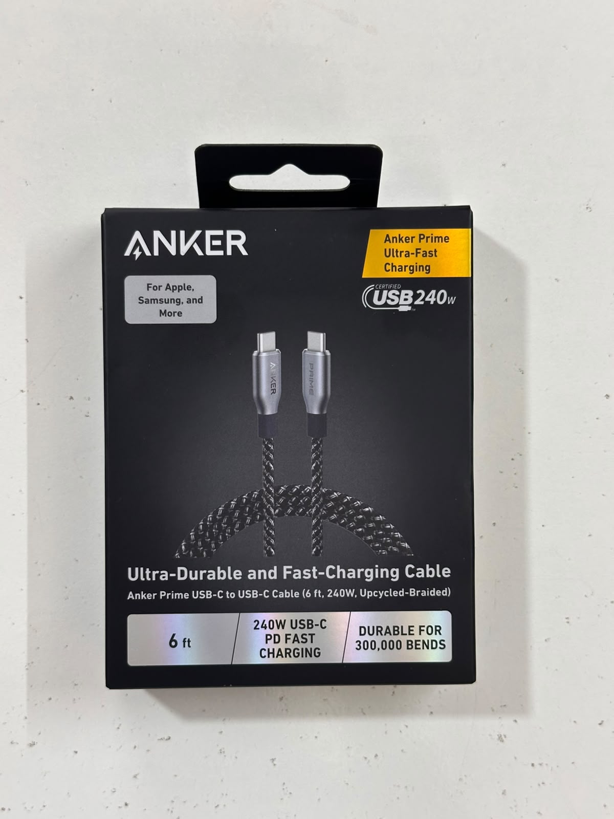Anker Prime USB-C to USB-C Cable